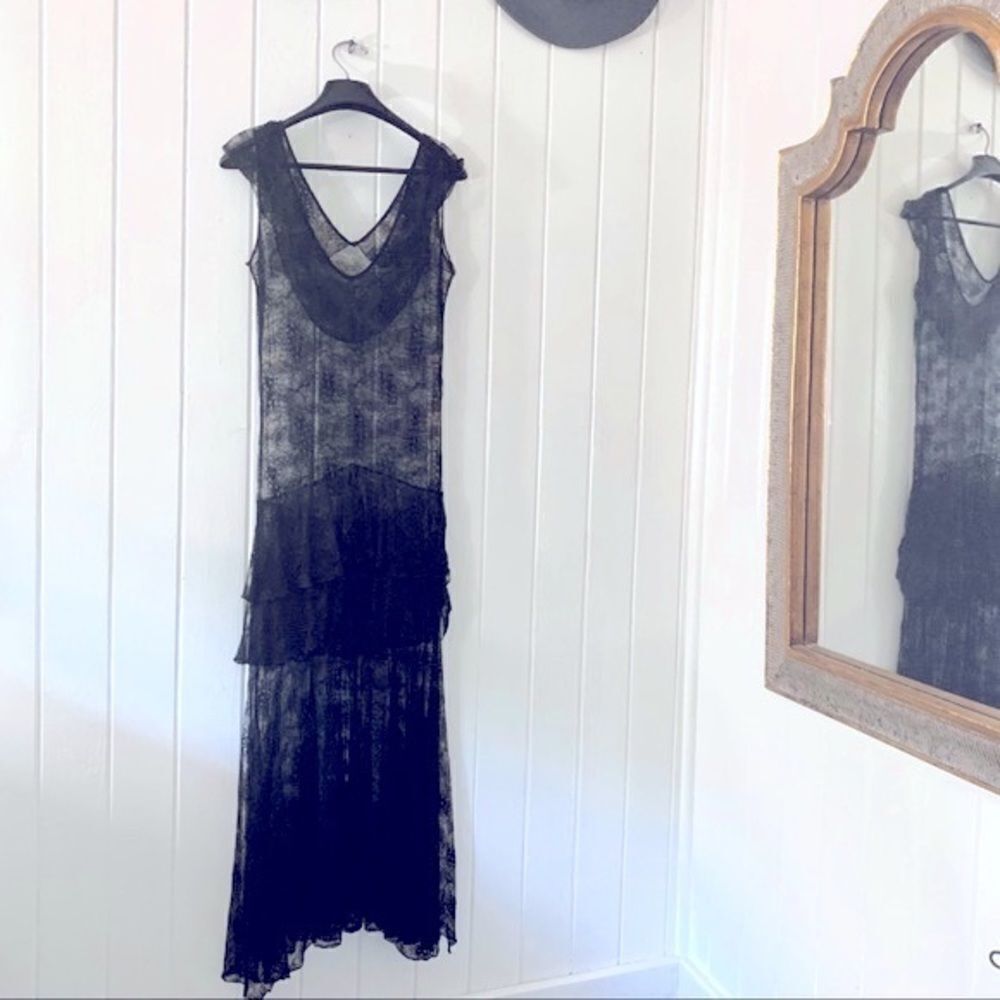 1920’s Antique Lace Flapper Gown - Picture 3 of 13